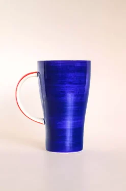 Electric Azure Mug - Flower