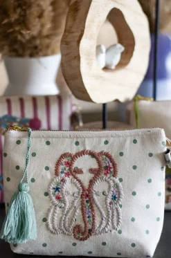 Ellie Gang Embroidered Pouch