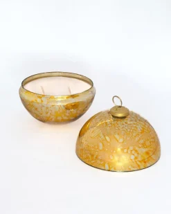 Ember Ornament Soy Wax Glass Candle With Lid