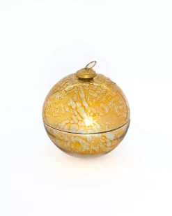 Ember Ornament Soy Wax Glass Candle With Lid