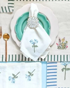 Escape In Blue Napkin - Set Of 4