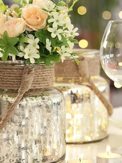 Fairy Dust Glass Canister / Mercury