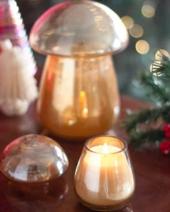 Figgy Soy Wax Glass Candle With Lid