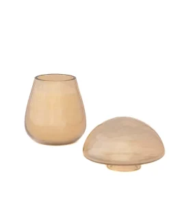 Figgy Soy Wax Glass Candle With Lid