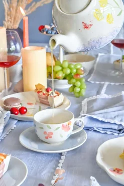 Forest Dreamscape Cup Saucer - Set Of 4