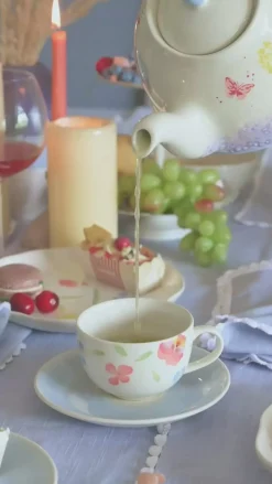 Forest Dreamscape Cup Saucer - Set Of 4