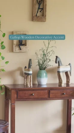 Gallop Wooden Decorative Accent