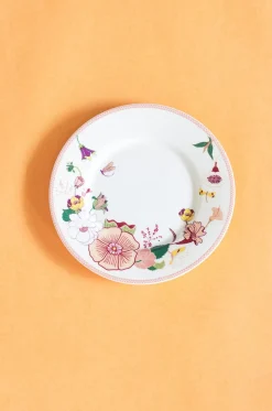 Garden Of Eden Fine China Ceramic Side Plates - Set Of 6