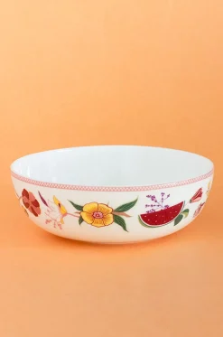 Garden Of Eden Fine China Ceramic Curry Bowl - Set Of 2