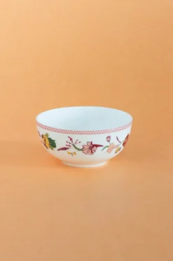 Garden Of Eden Fine China Ceramic Small Katori Bowls - Set Of 6