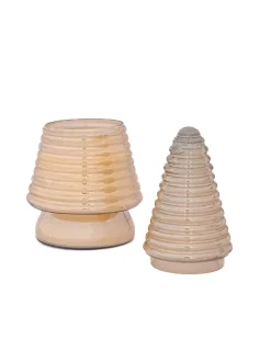 Glitter Tree Soy Wax Glass Candle With Lid