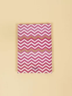 Gold Foiling Pocket Notebook -Chevron