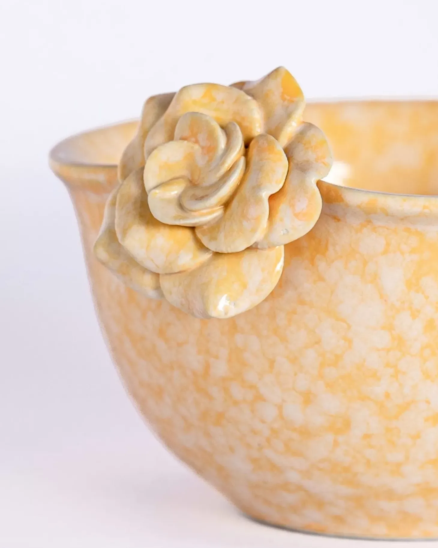 Golden Harvest Handpainted Ceramic Bowl