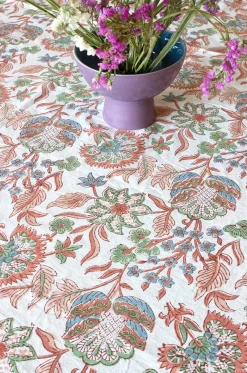 Golden Zinias Table Cloth - 6 Seater