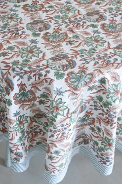 Golden Zinias Table Cloth - Round