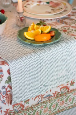 Golden Zinias Table Runner