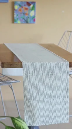 Golden Zinias Table Runner