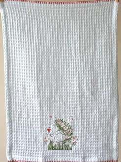 Hedgehog Waffle Hand Towel