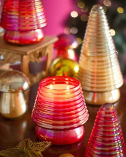 Holly Tree Soy Wax Glass Candle With Lid