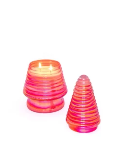 Holly Tree Soy Wax Glass Candle With Lid