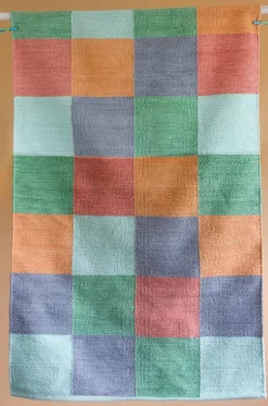 Hopscotch Woven Chenille Rug