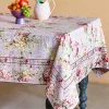 Hydrangea Amethyst Breakfast Cloth-4 Seater