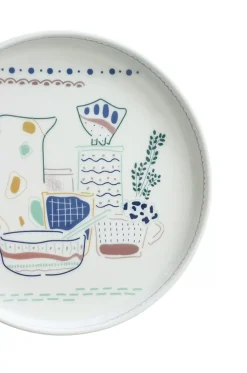 Illustration Series Wall Plate- Ceramics
