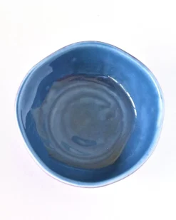 Iris Ceramic Organic Shape Bowl - Small