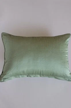 Iris Embroidered Cushion Cover