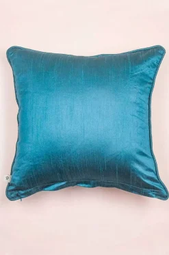 Jacobean Rose Embroidered Cushion Cover