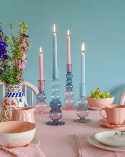 Kefi Borosilicate Candle Holders - Set Of 2