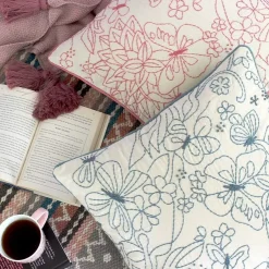 Kelly Embroidered Cushion Cover