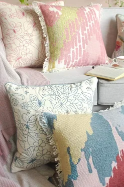 Kelly Embroidered Cushion Cover