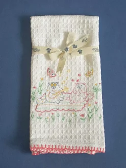 Kitty Party Waffle Hand Towel