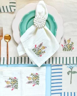 Let Love Bloom Napkin - Set Of 4