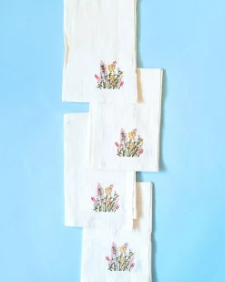 Let Love Bloom Napkin - Set Of 4