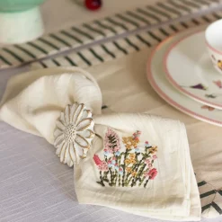 Let Love Bloom Napkin - Set Of 4