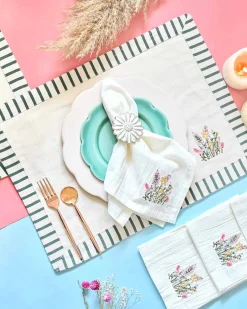 Let Love Bloom Table Mat - Set Of 4