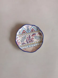 Magnolia Sky Handpainted Dessert Plates - Set Of 4