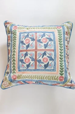 Marina Embroidered Cushion Cover