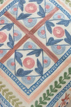 Marina Embroidered Cushion Cover