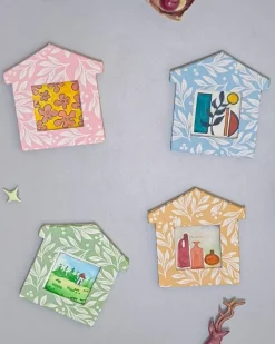 Memory Shack Fridge Magnets - Set Of 4