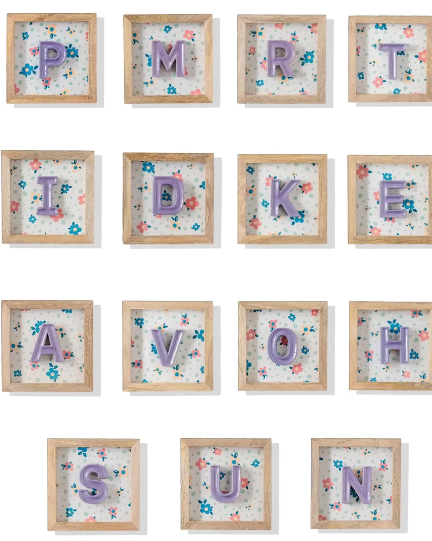 Mini Mottled Mono Wall Hanging - Purple