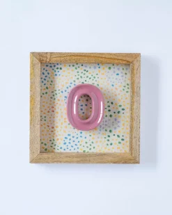 Mini Mottled Mono Wall Hanging - Pink