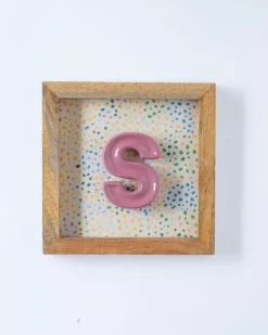 Mini Mottled Mono Wall Hanging - Pink