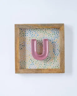 Mini Mottled Mono Wall Hanging - Pink