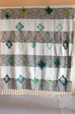Mira Woven Cotton Throw
