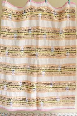 Miss Piglet Knitted Cotton Baby Blanket