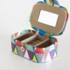 Pearlised Paper Leather Jewellery Box Medium - Kaleidoscope