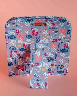 Pearlised Paper Leather Photoframe - Blue Meadow